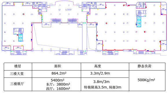 上海世貿(mào)商城場館圖